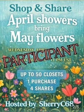 April Showers Bring May Flowes Shop & Share